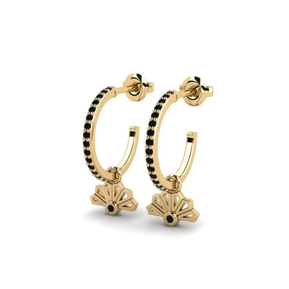 Black Onyx Women's Earring Amakazari
