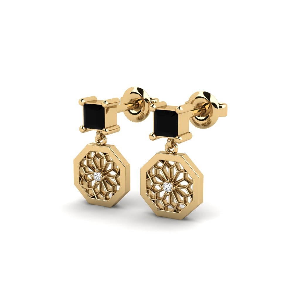 Black Onyx Women's Earring Arashima