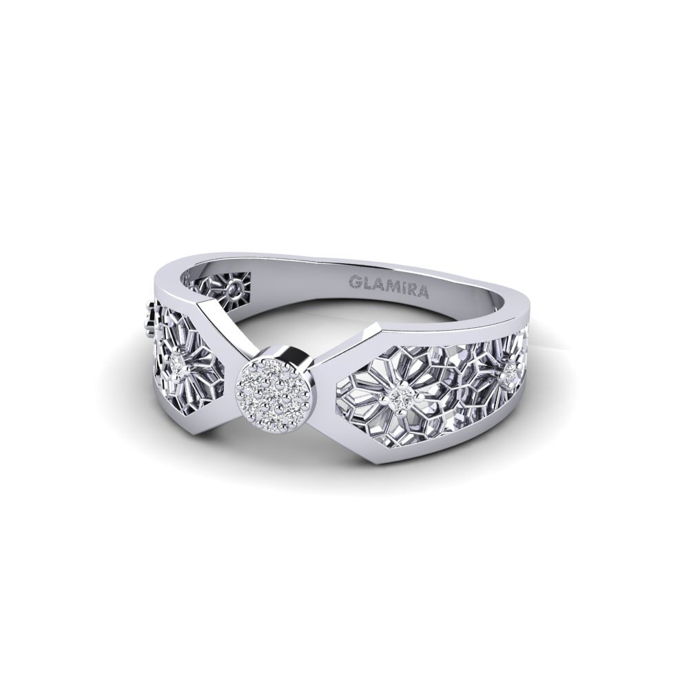 14k White Gold Ring Asamayama