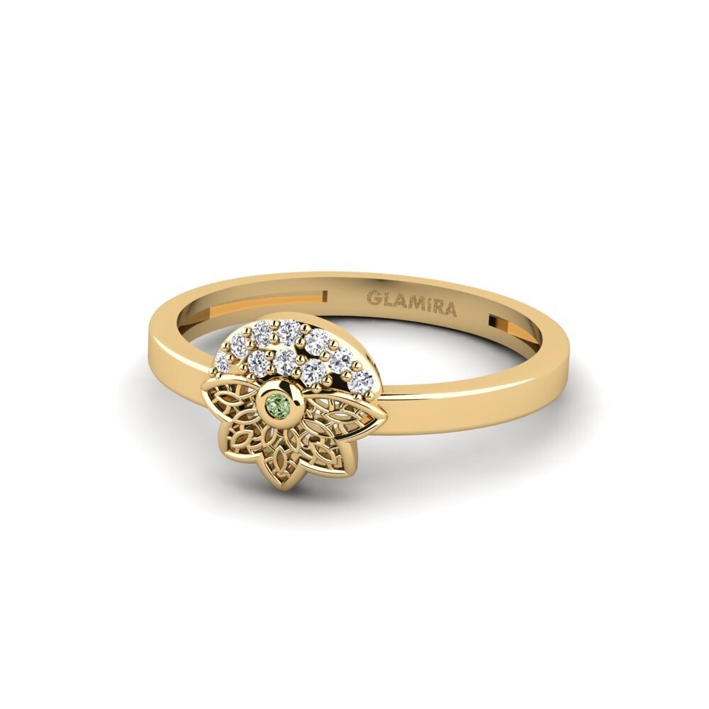 Diamante Verde Anillo Barnhusgatan