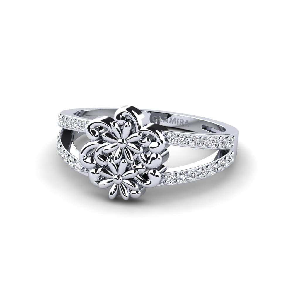 14k White Gold Ring Bastugatan