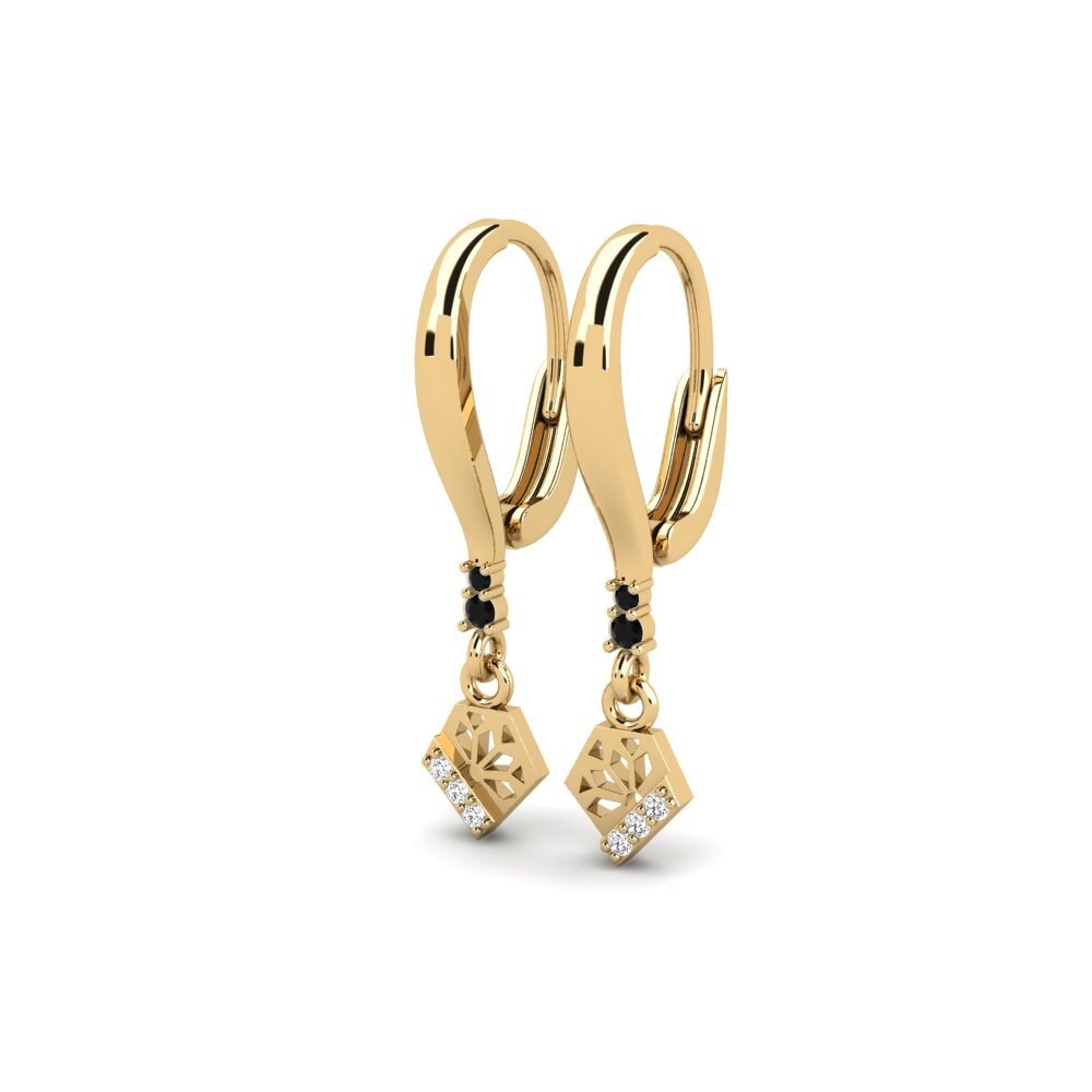 Black Onyx Women's Earring Chitsanzo
