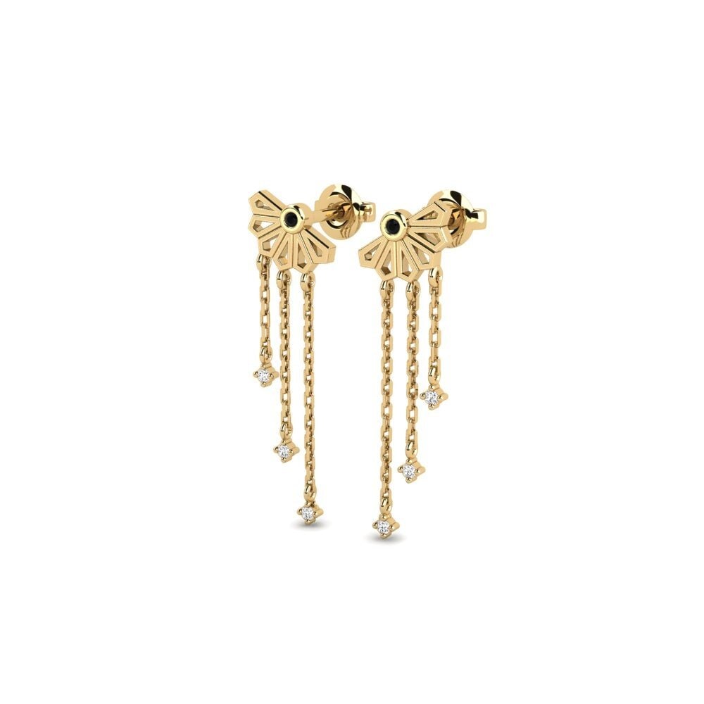 Black Onyx Women's Earring Hiuchi