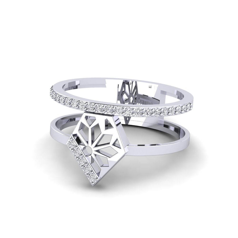 14k White Gold Ring Kuhle