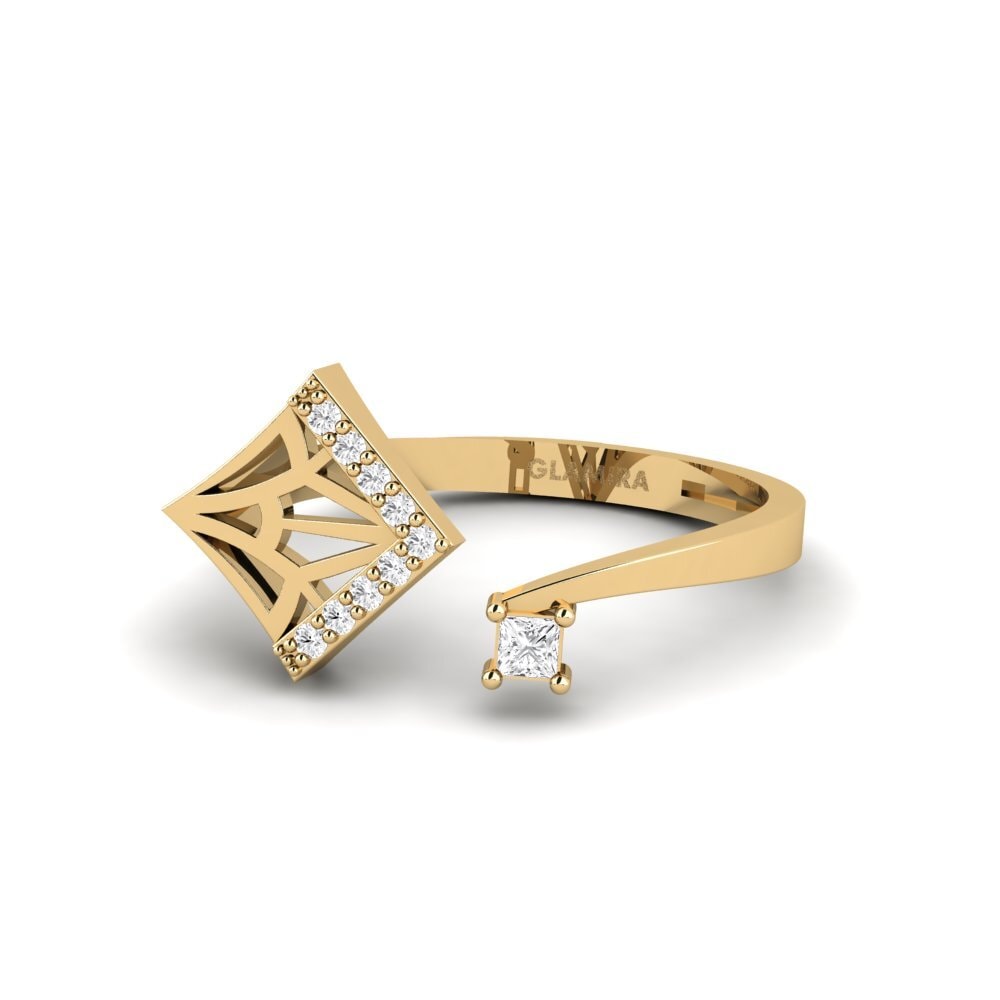 White sapphire Ring Kutowa