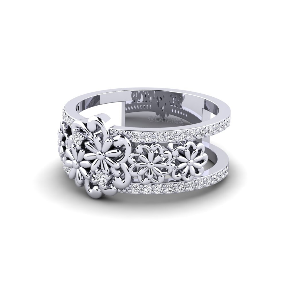 14k White Gold Ring Lagerlofsay