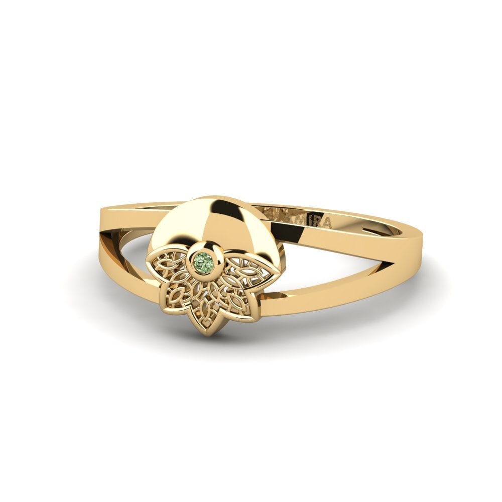 Diamante Verde Anillo Ankargrand