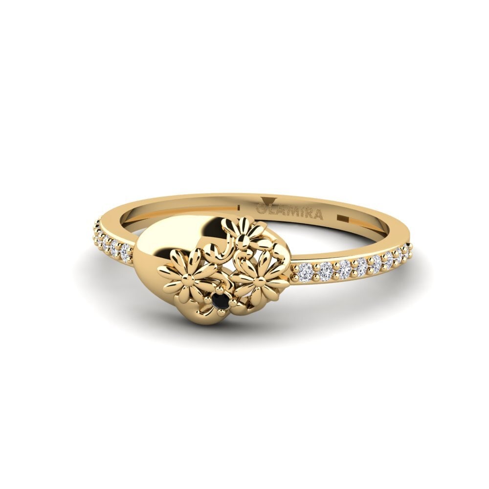 Zafiro negro Anillo Arsenalsgatan