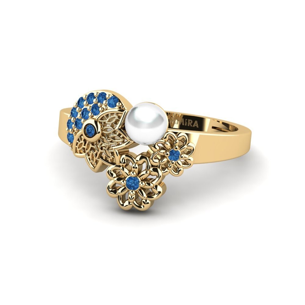 Dark Blue Zirconia Ring Kungsgatan