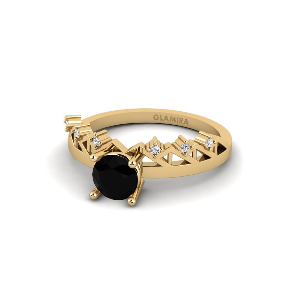 Zafiro negro Anillo Skera