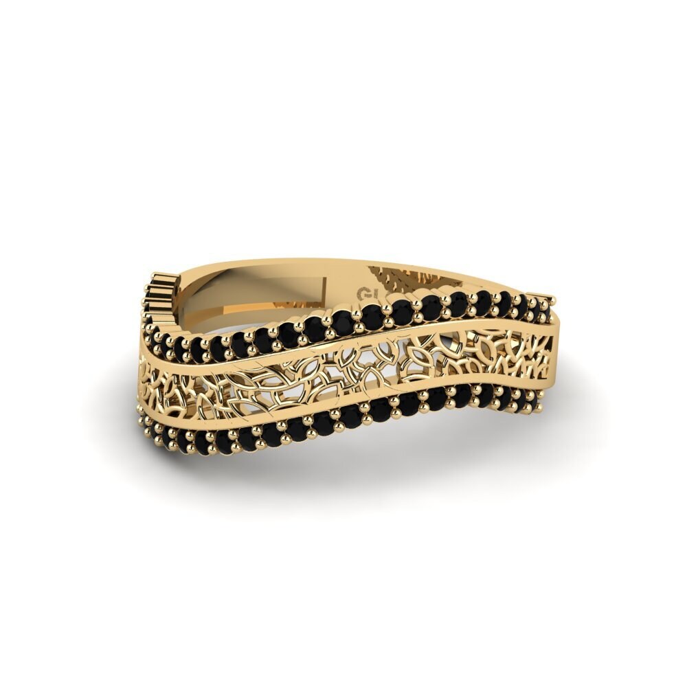 Zafiro negro Anillo Slottsbacken