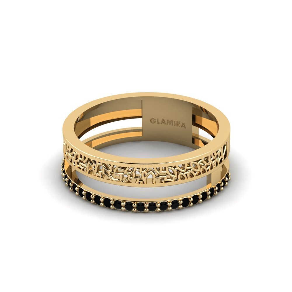 Zafiro negro Anillo Snickarbacken