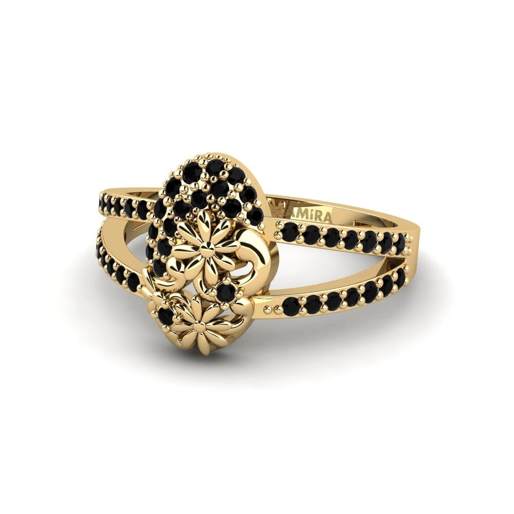 Zafiro negro Anillo Strand