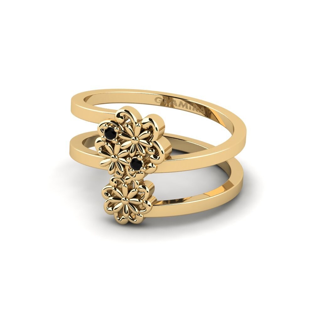 Zafiro negro Anillo Sveavagen