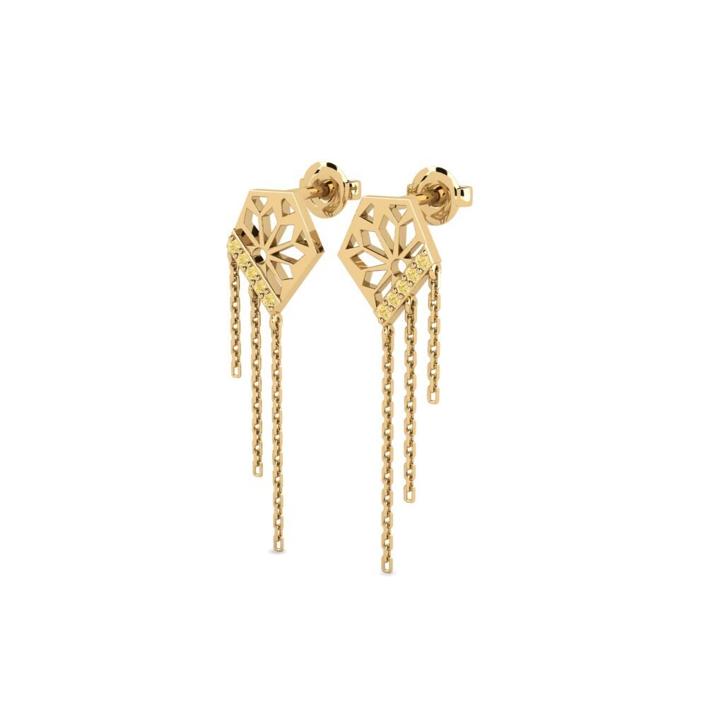 Yellow Diamond Women's Earring Tedyn
