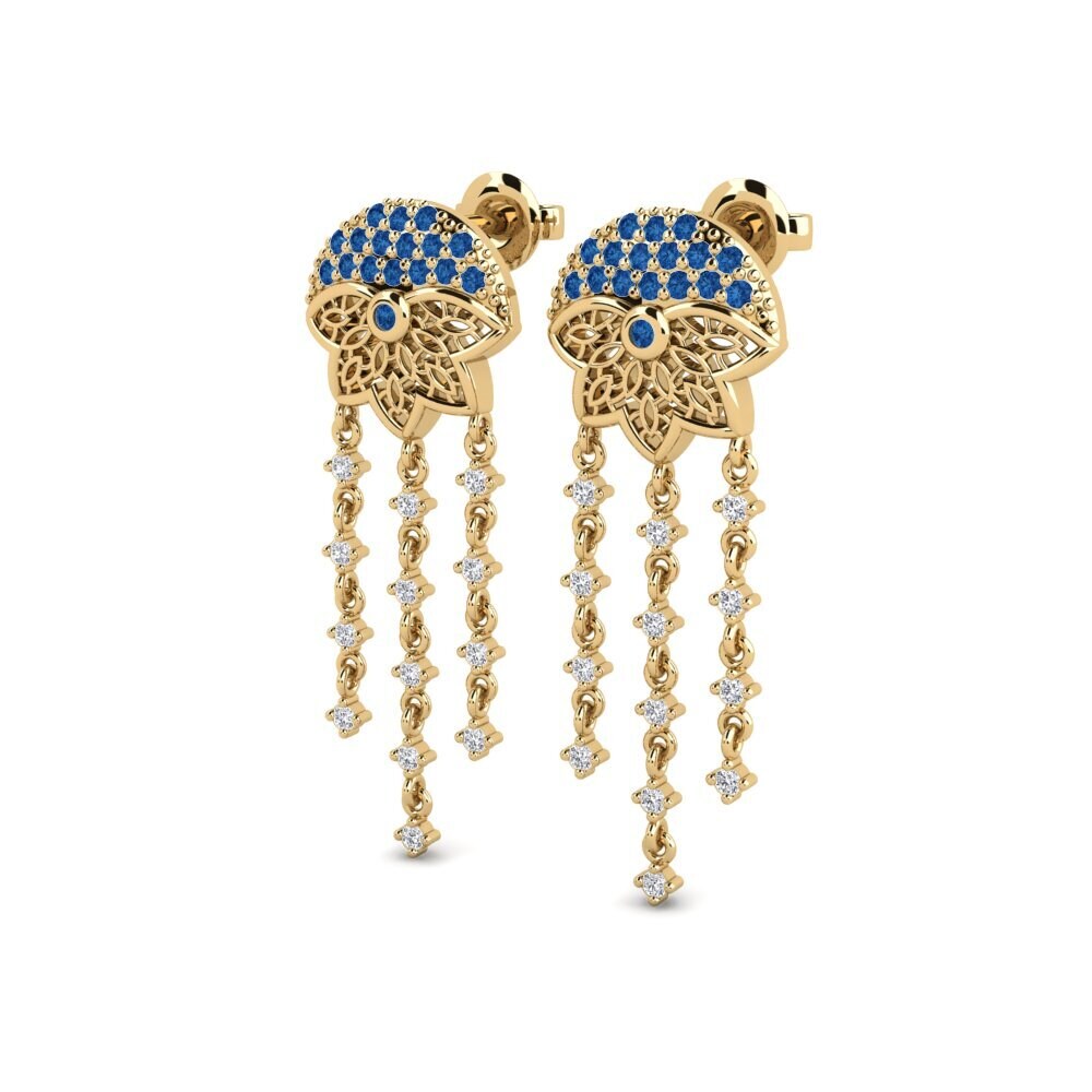 sapphire-zirconia Women's ต่างหู Torg