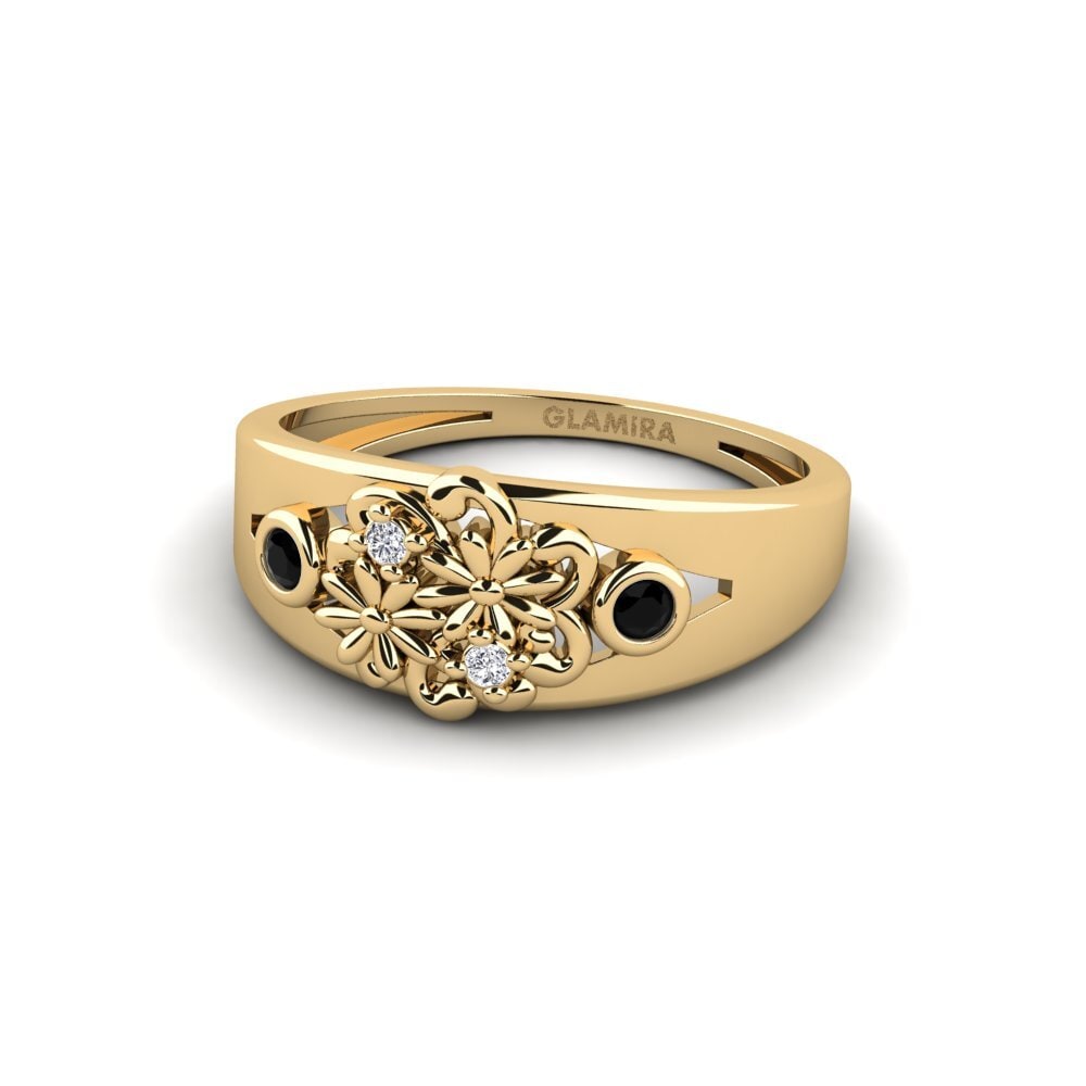 Zafiro negro Anillo Torkel