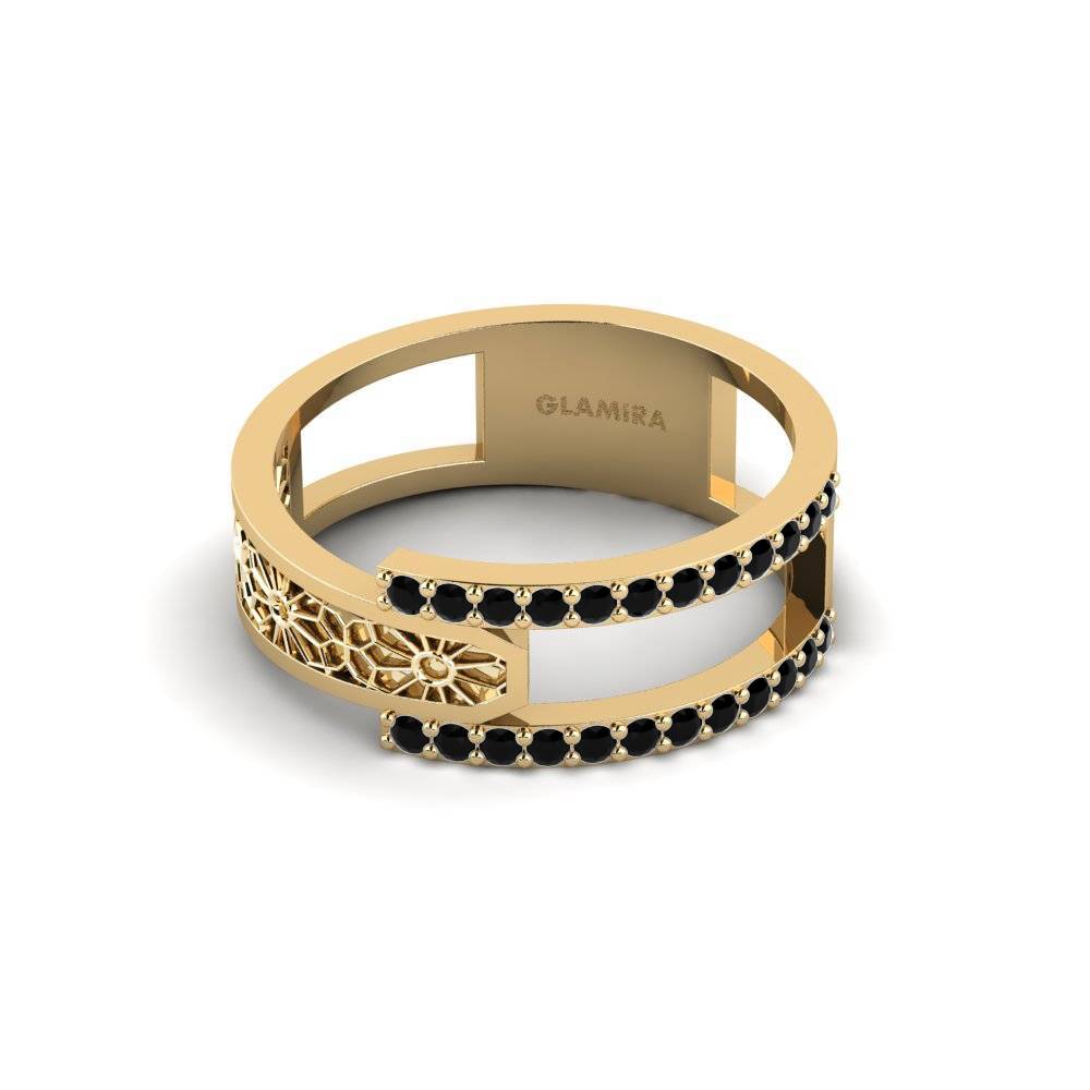 Zafiro negro Anillo Toyama