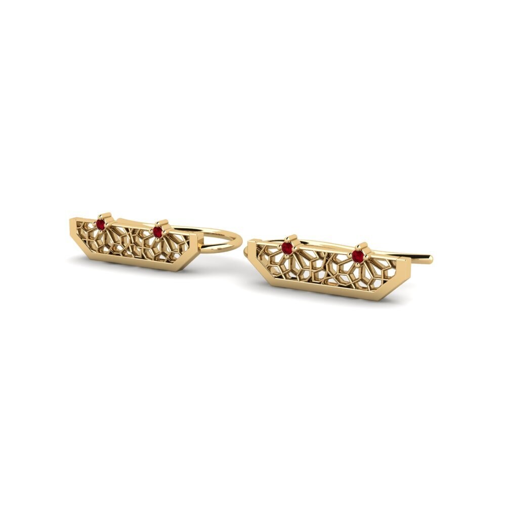 ruby-zirconia Women's ต่างหู Odaigahara