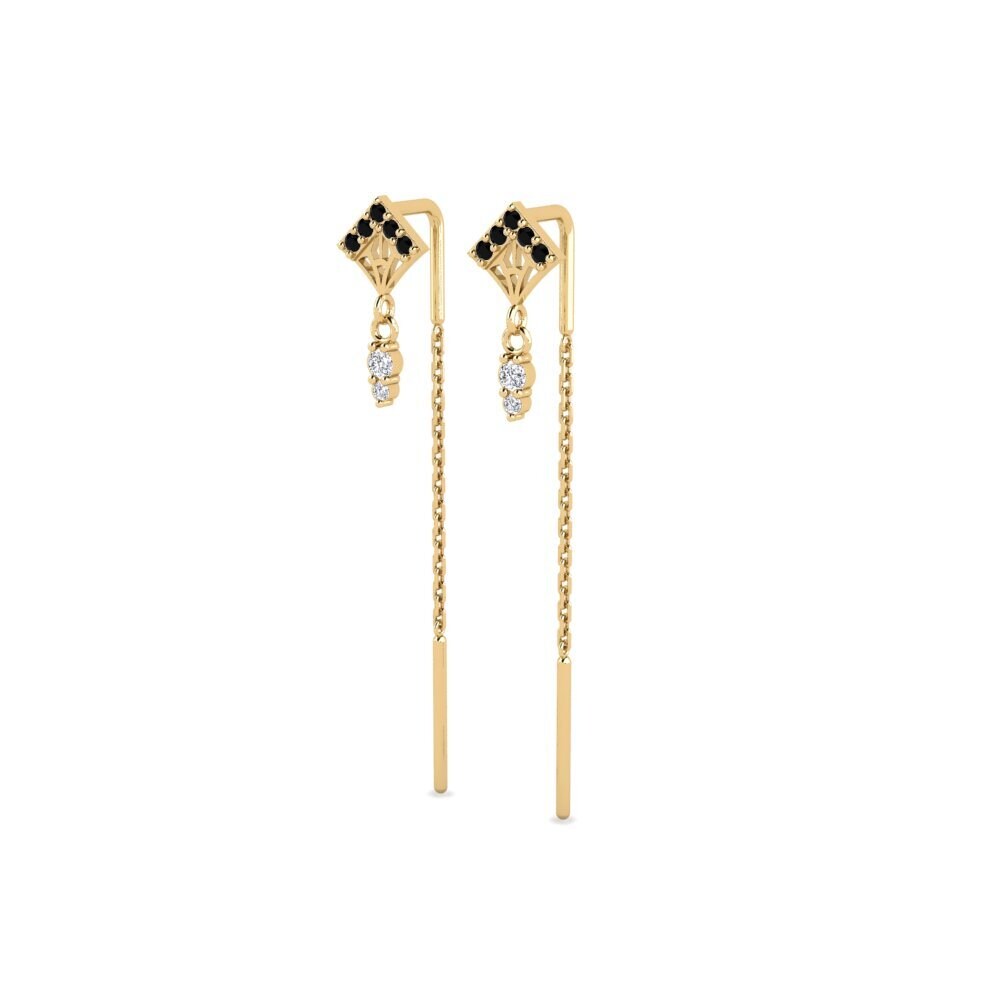 Black Sapphire Women's Earring Okta