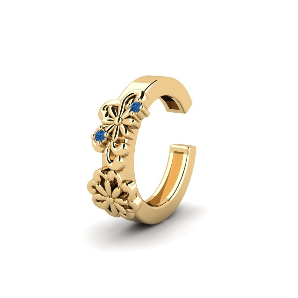 Đá Zirconia Xanh Lam Bông tai nữ Olof