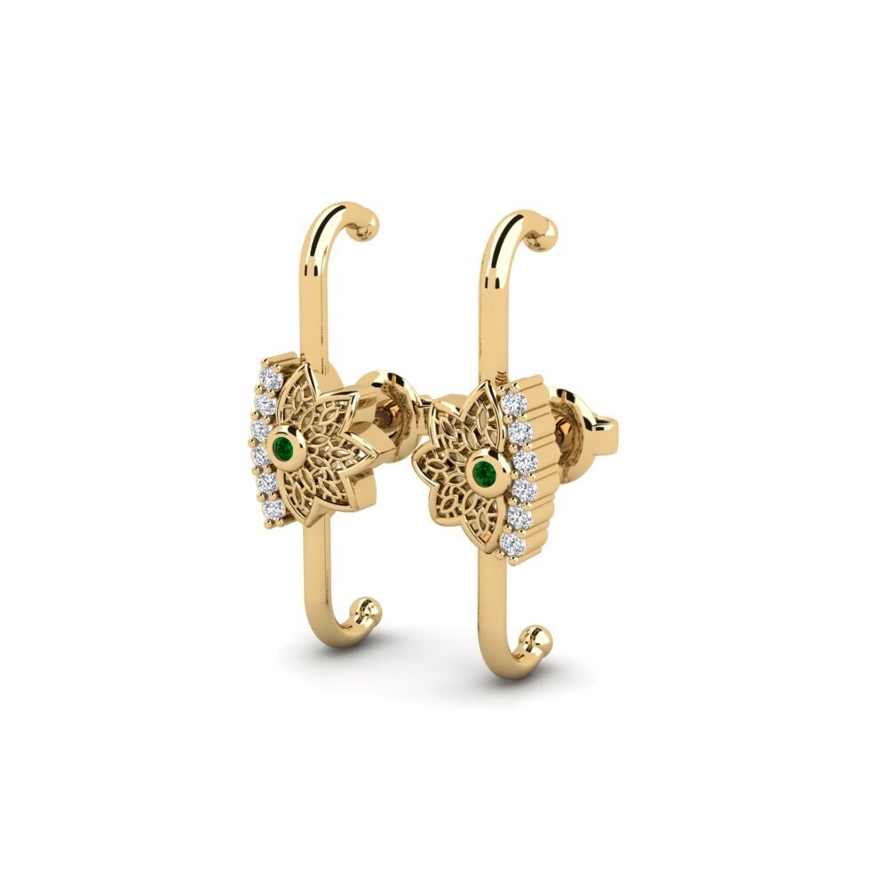Green Zirconia Women's Earring Palmes
