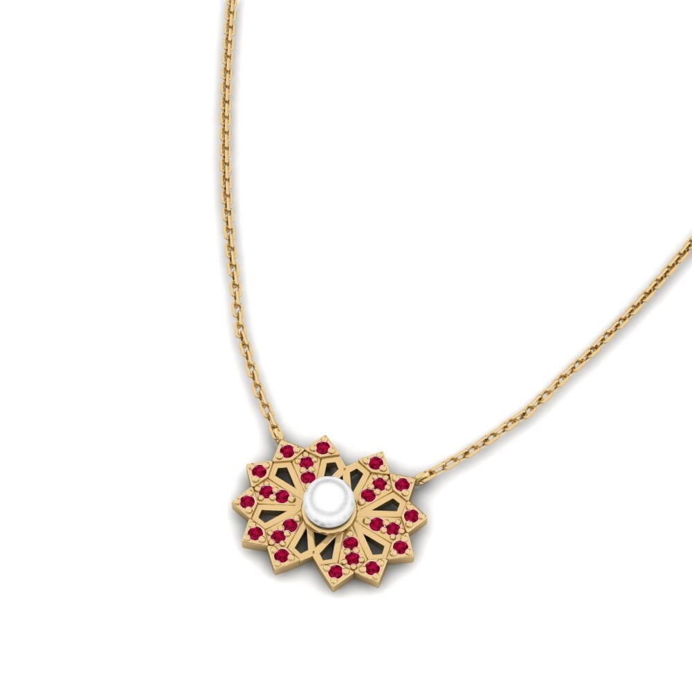 Ruby Women's Necklace Volterra