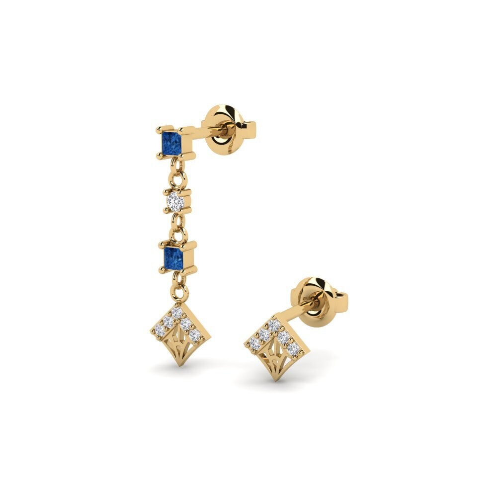 sapphire-zirconia Women's ต่างหู Yinye - SET