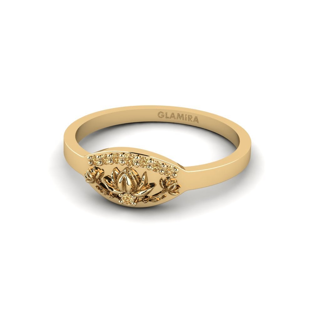 Brown Diamond Ring Altorelief
