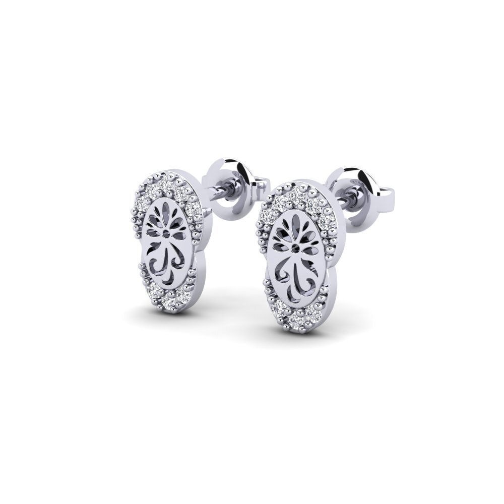 950 Palladium Damen ohrring Anyonga