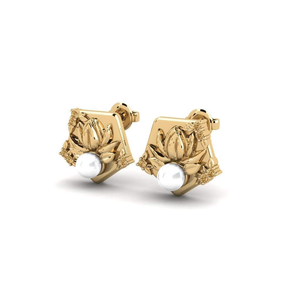 Brown Diamond Women's Earring Arrebato