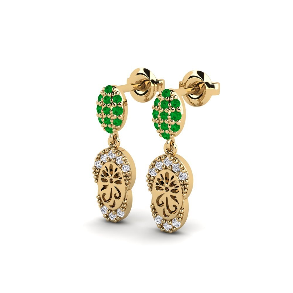 Emerald Women's Earring Bagol