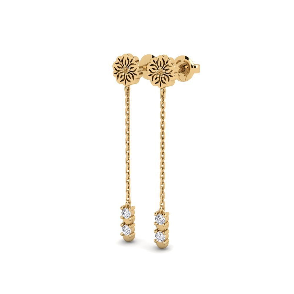 Brown Diamond Women's Earring Barnah