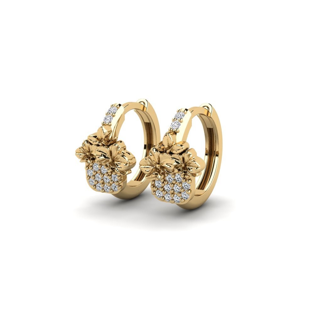 Zirconia Women's Earring Battery