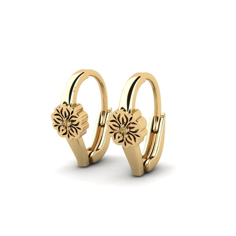 Brown Diamond Women's Earring Bulak