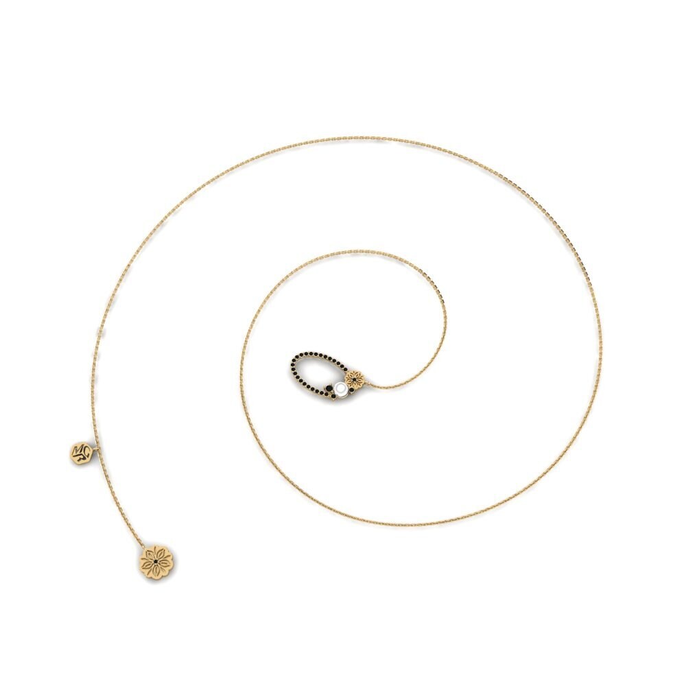 Black Diamond Women's Necklace Bunyi