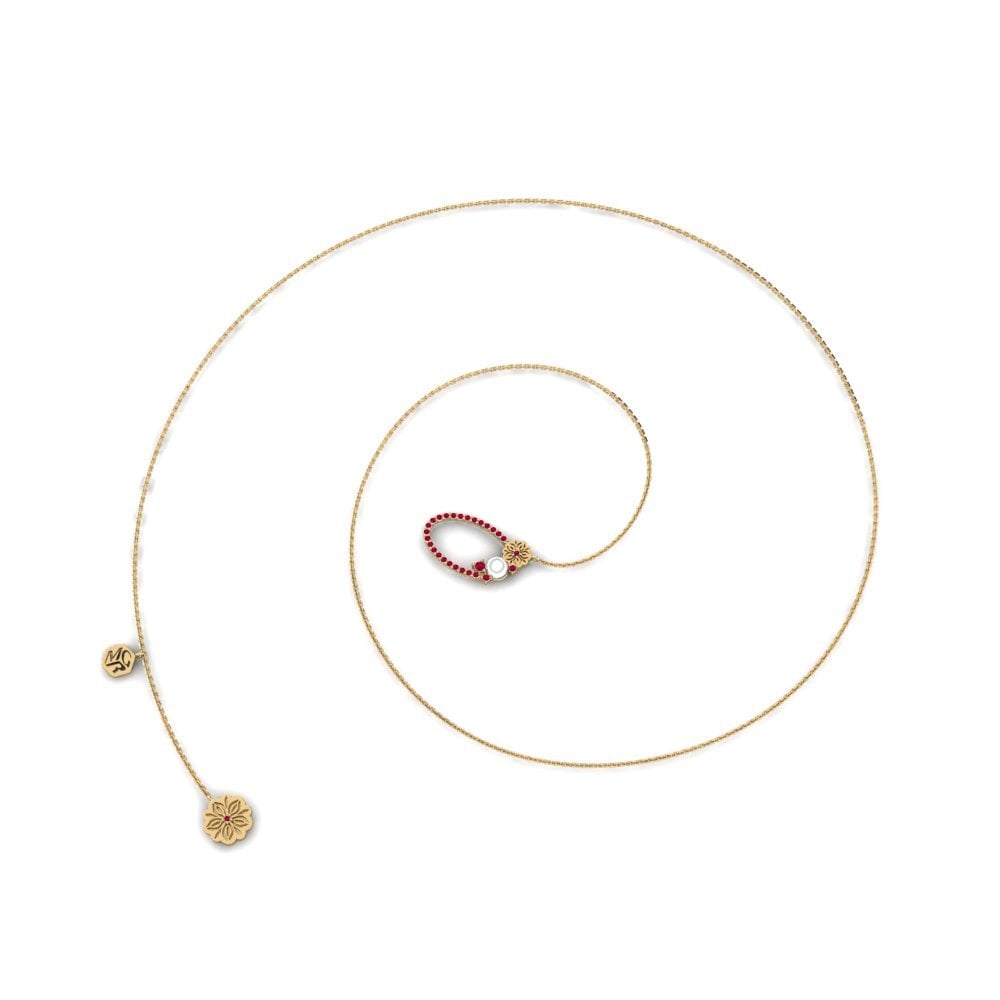 Ruby Women's Necklace Bunyi