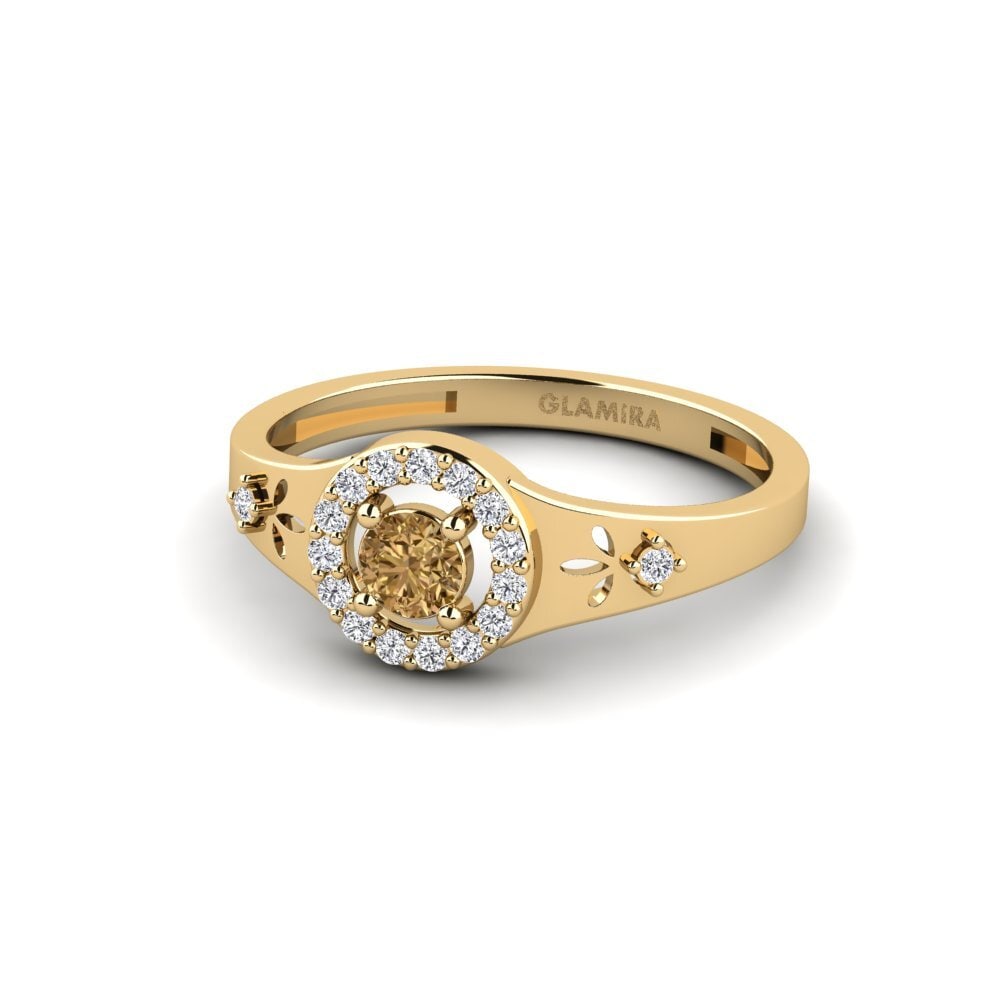 Brown Diamond Ring Cwako