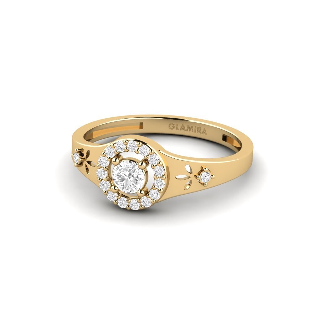 White sapphire Ring Cwako