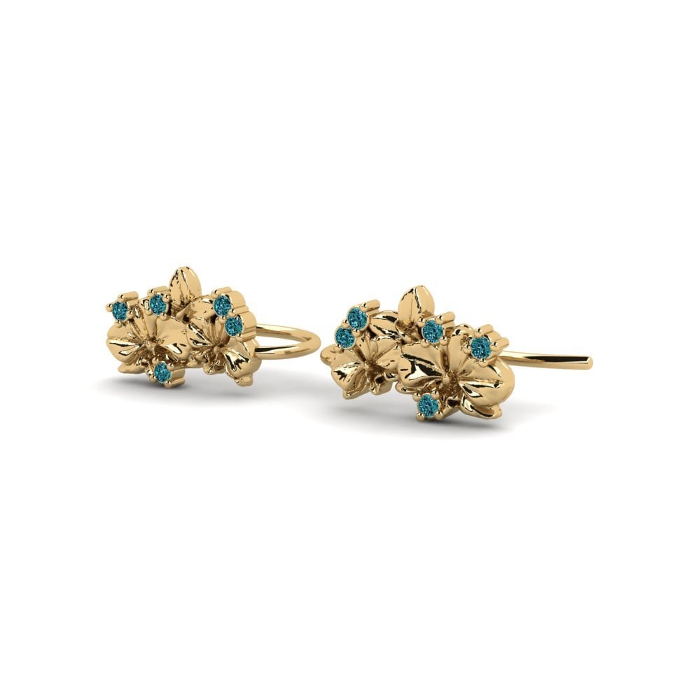 Blue Diamond Women's Earring Ebure