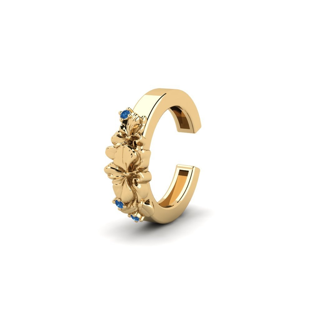 Đá Zirconia Xanh Lam Bông tai nữ Elune