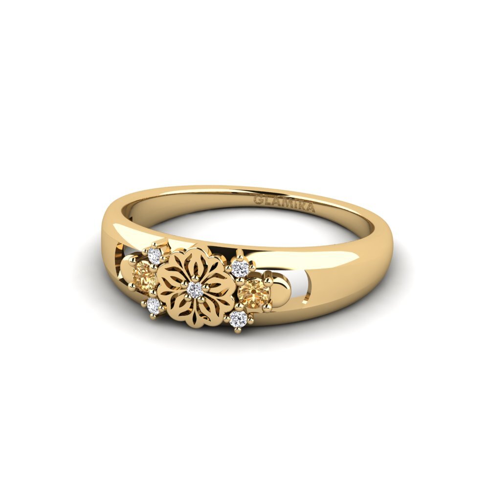 Brown Diamond Ring Fiefita
