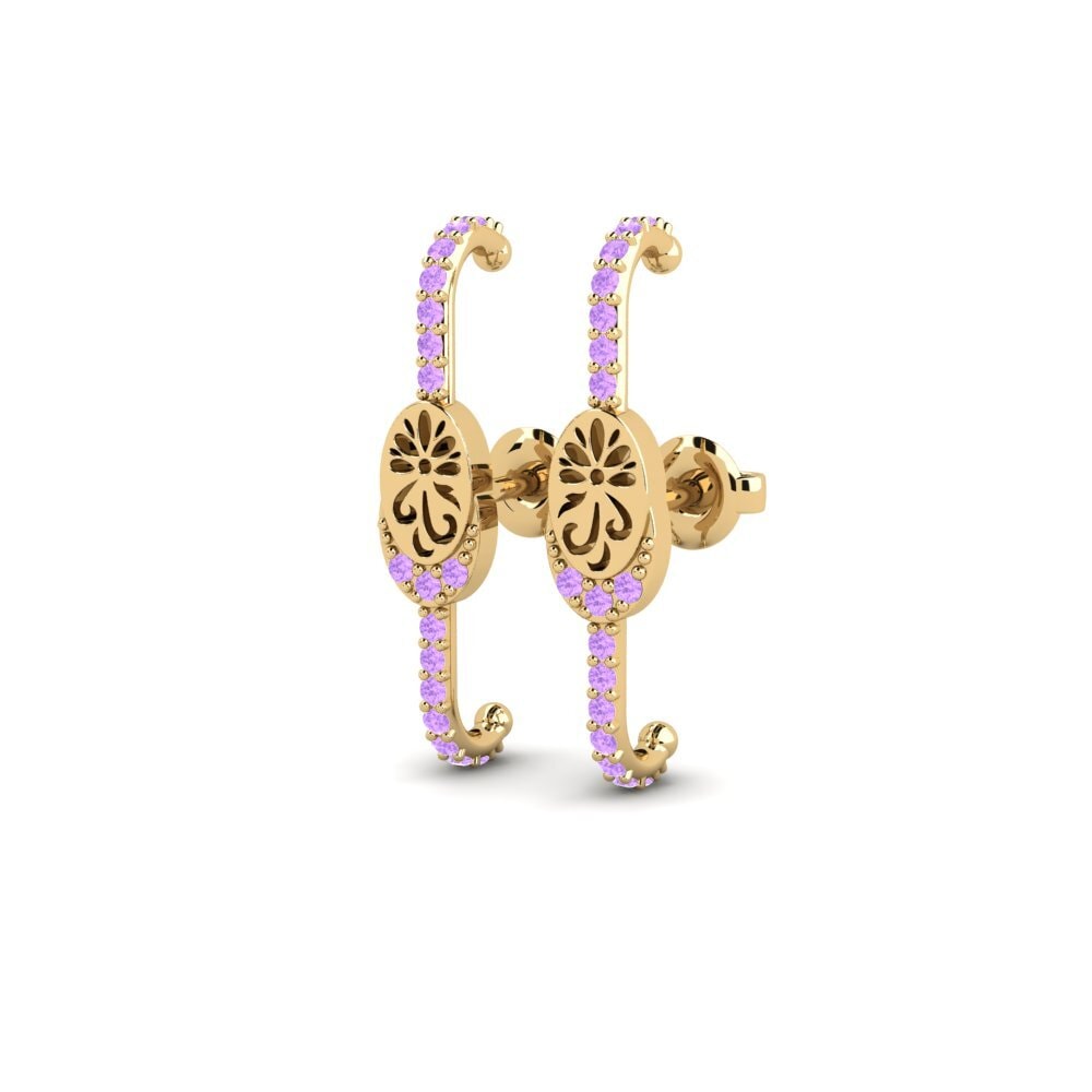 Amethyst Women's Earring Gladlynt