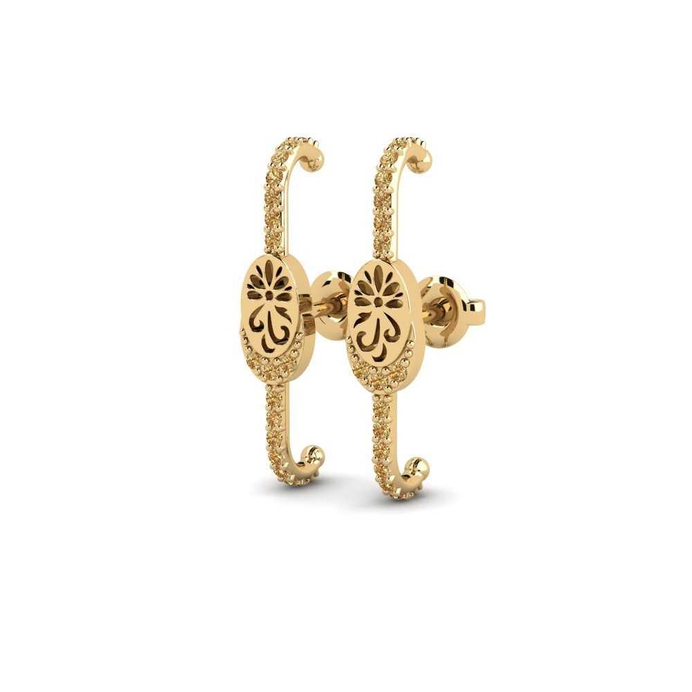 Brown Diamond Women's Earring Gladlynt