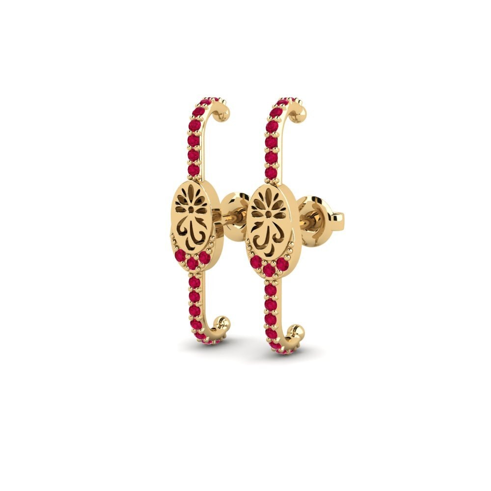 Ruby Women's Earring Gladlynt