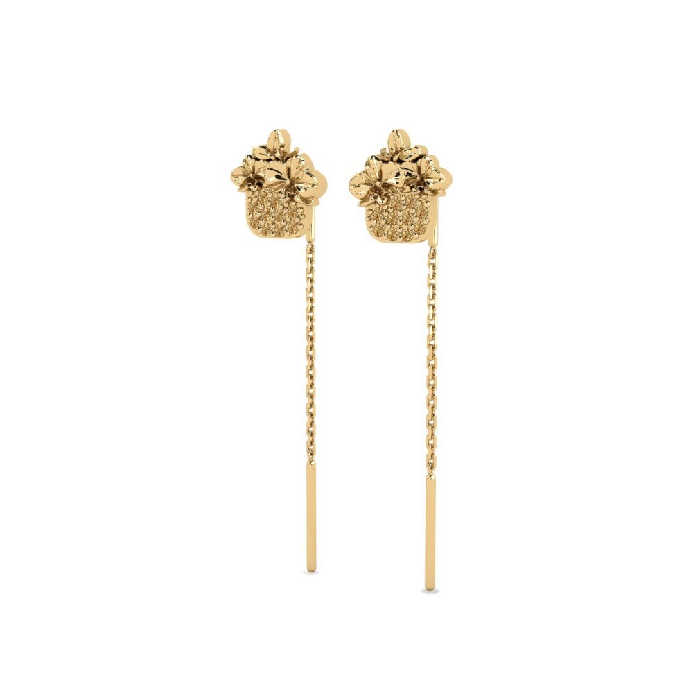 Brown Diamond Women's Earring Knightsen