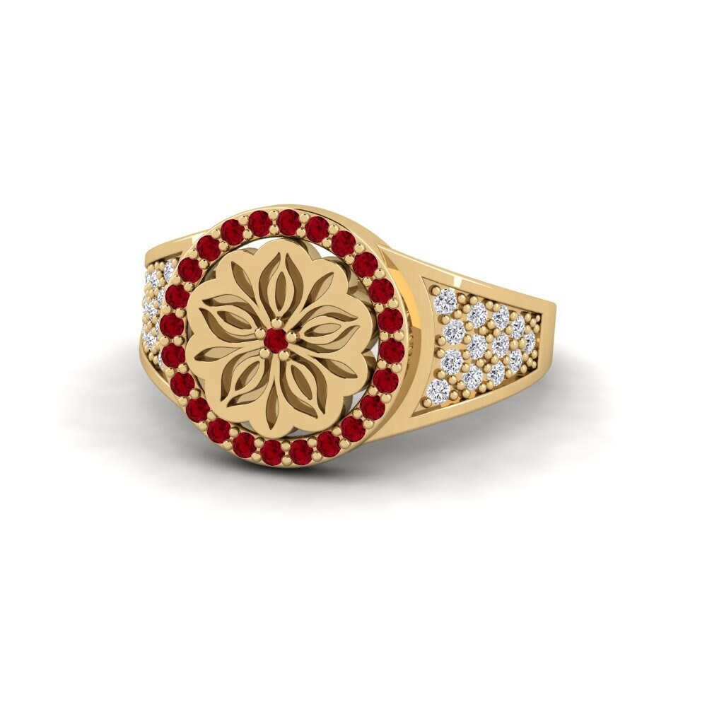 Circonita Roja Anillo Kouler