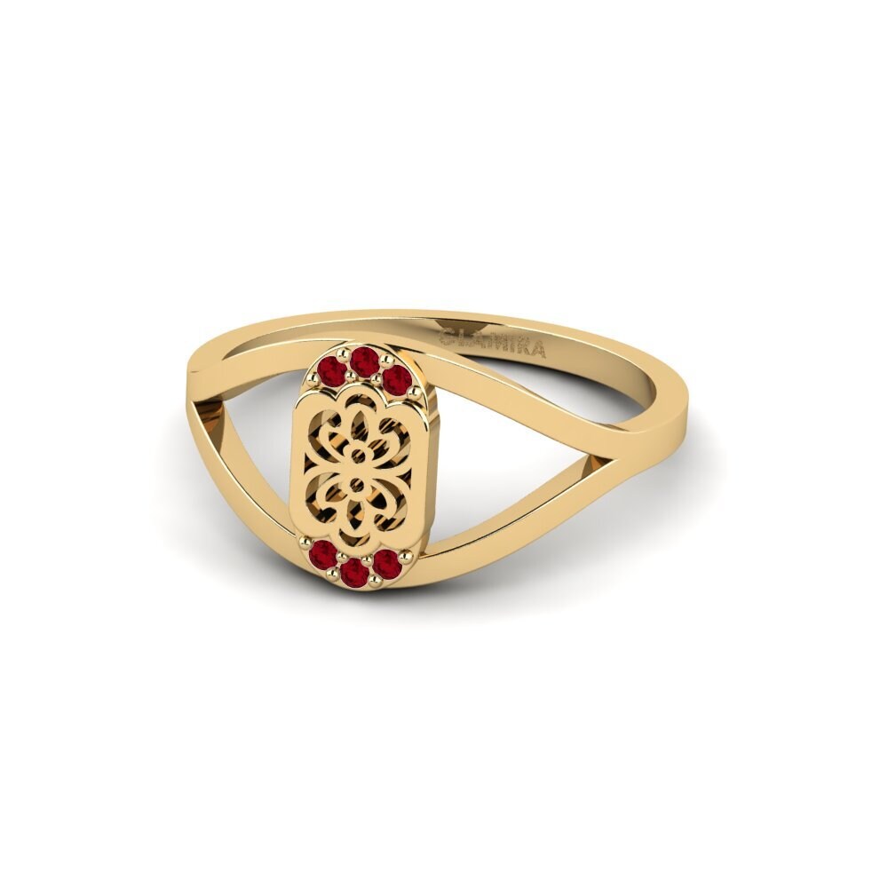 Circonita Roja Anillo Luvha