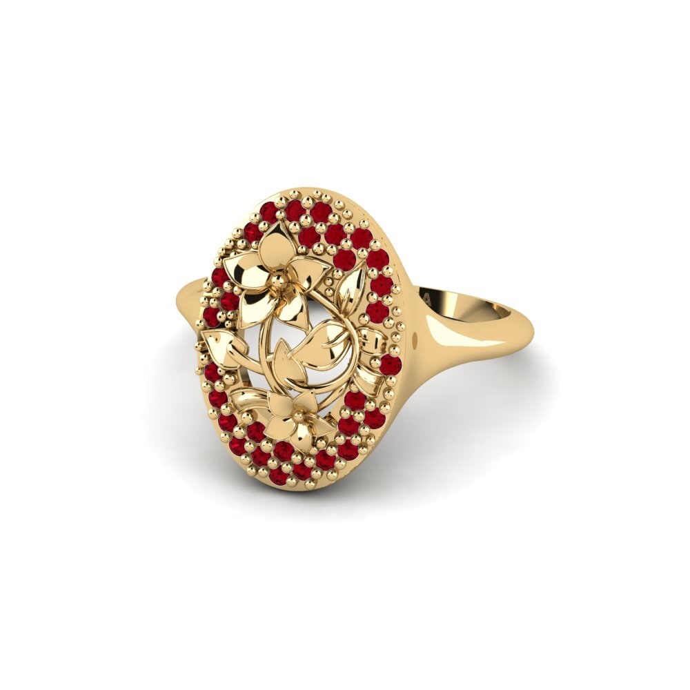 Circonita Roja Anillo Malvaceae