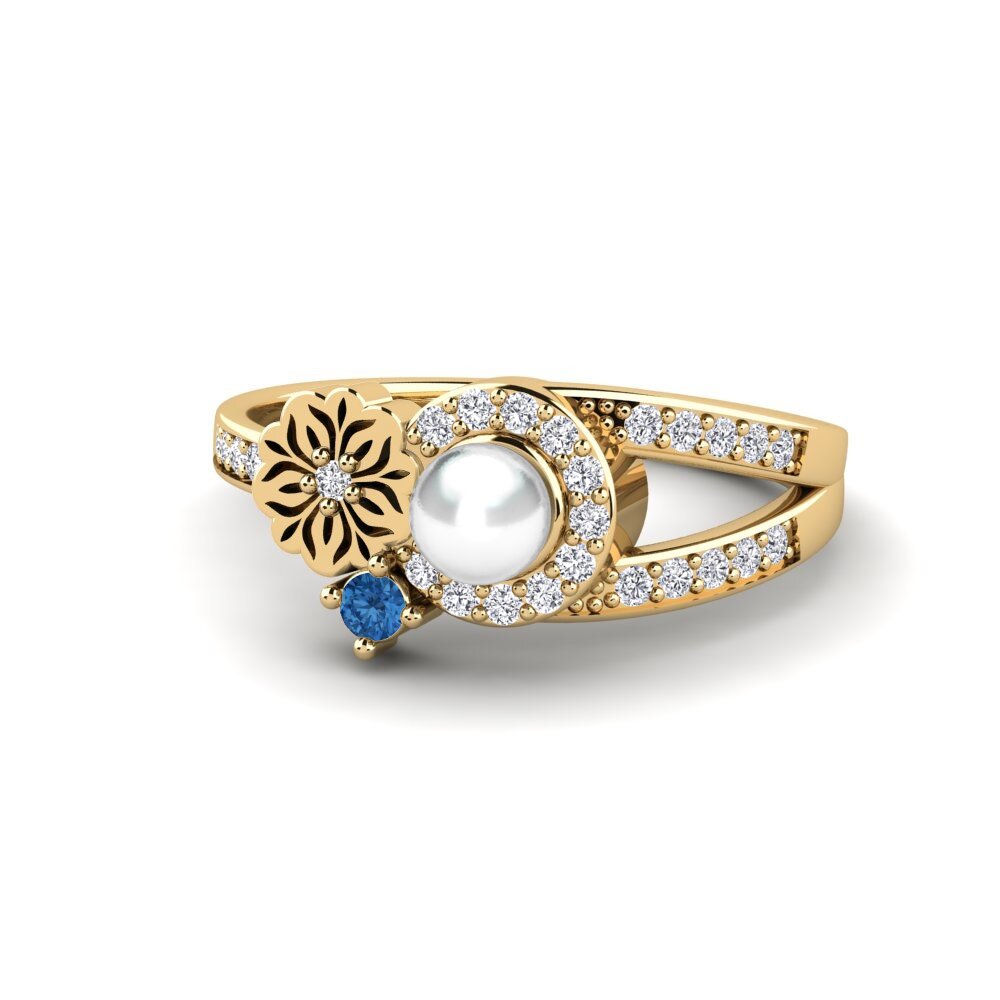 Dark Blue Zirconia Ring Nzoroko